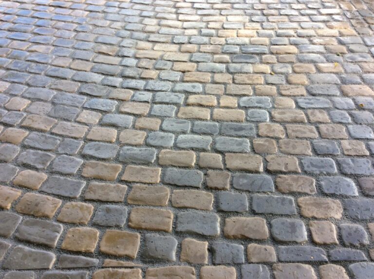 cobblestone paving jersey