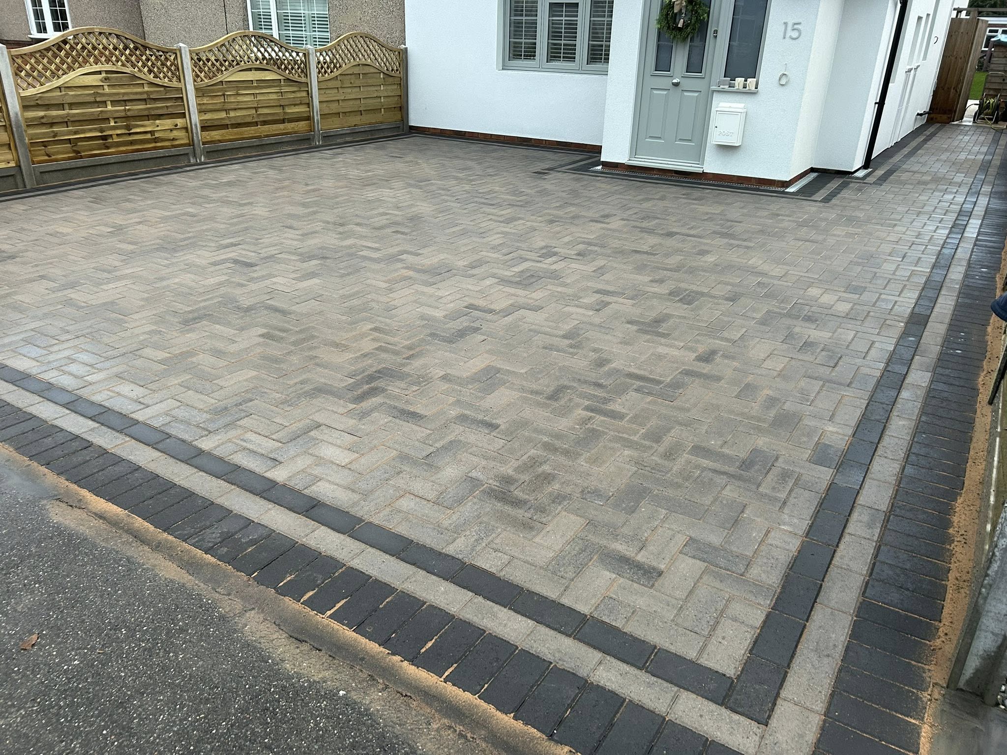 Block paving project Jersey