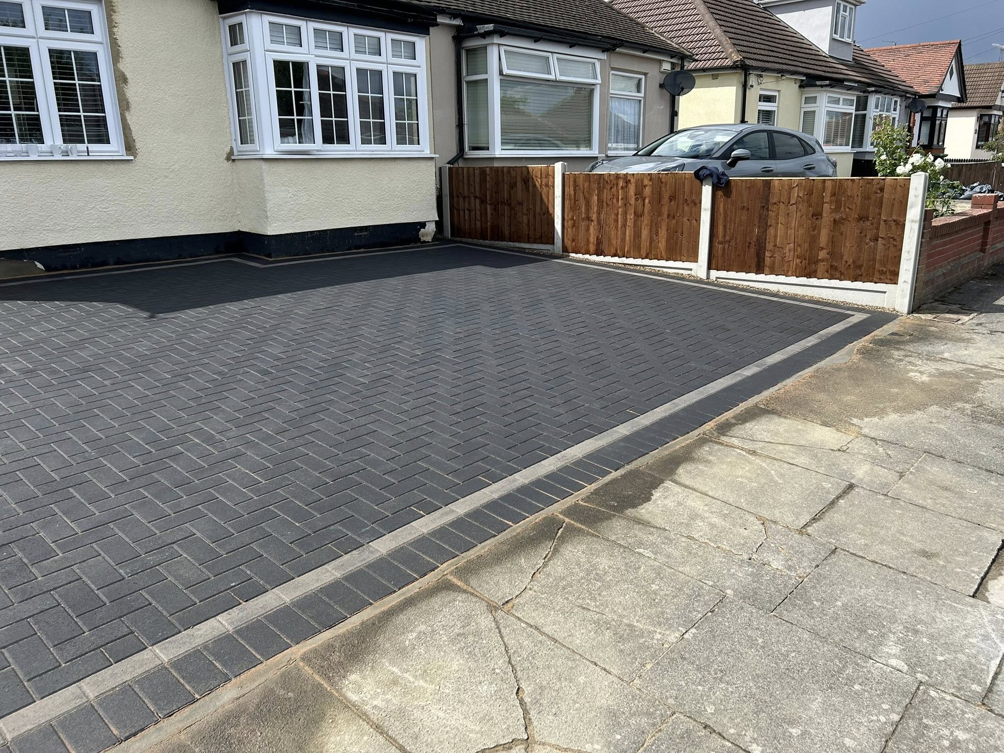 Premium block paving driveway in Jersey